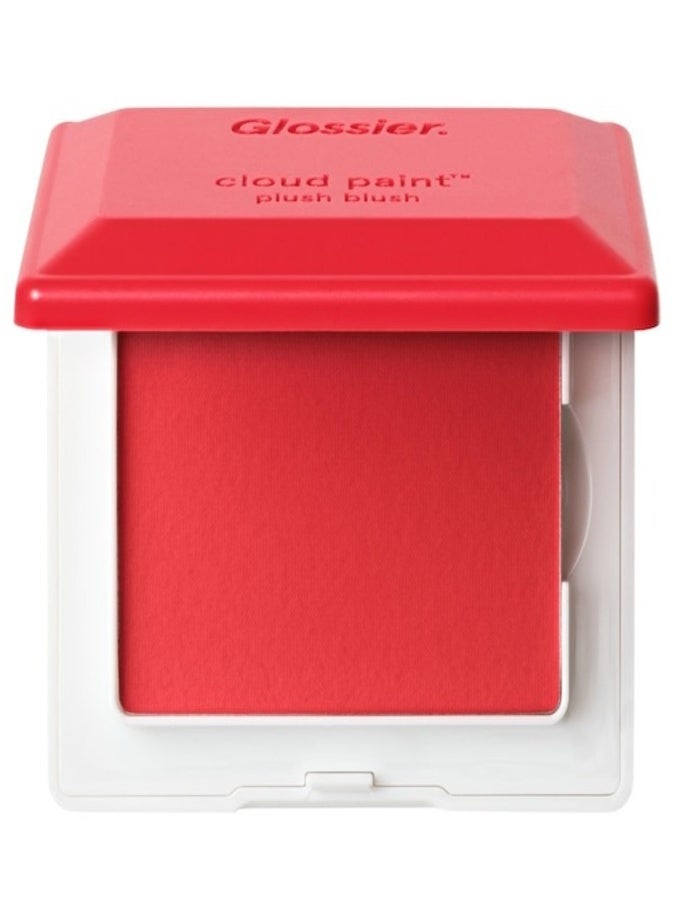 Glossier Cloud Paint Plush Blush 6g – Burst - bright red Creamy Gel Blush with Soft-Focus Finish - Image 1